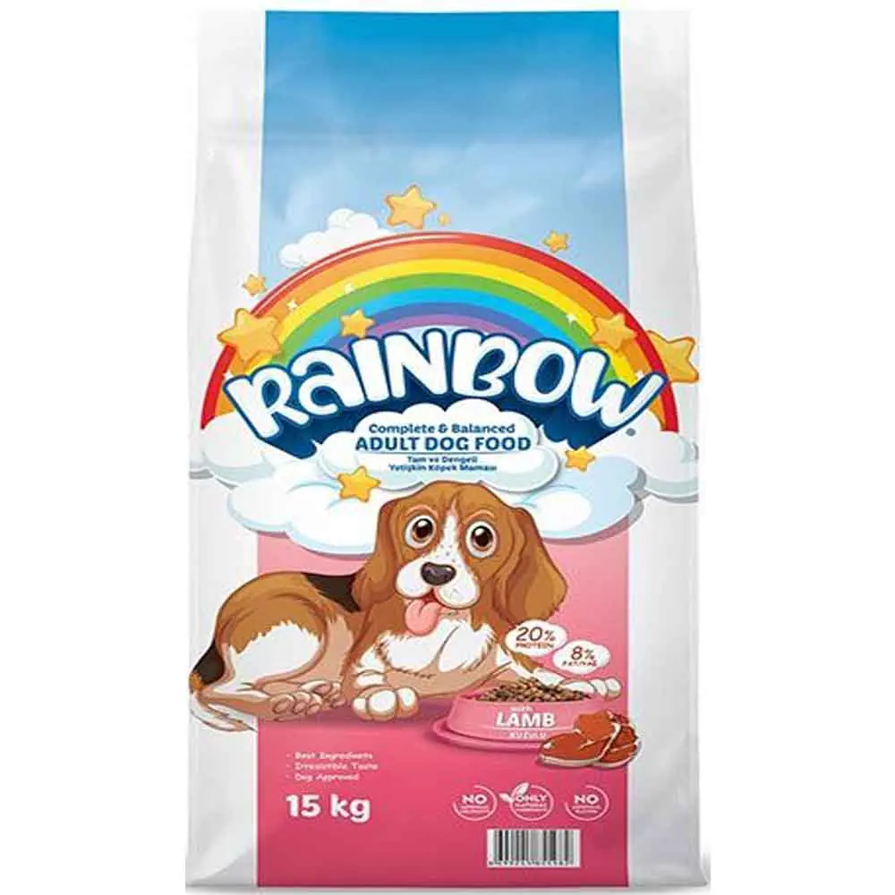 Rainbow Köpek Maması Kuzu Etli 15 Kg